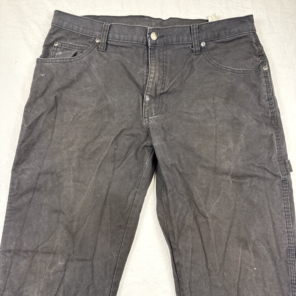 Dickies Flex Duck Utility Carpenter Jeans Work Pants Men's Size 32x32 Black